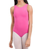 Adult Camisole Leotard With Adjustable Straps in Candy Pink - thumbnail