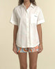 Ania Woven Blouse in White - thumbnail