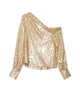 Alice Blouse in Metallic Apricot - thumbnail