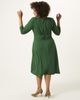 Kayla Ruched Jersey Midi Dress - thumbnail