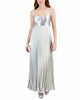 Rose Pleated Dress In Pewter - thumbnail