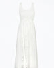Vivian Lace Cotton-Voile Midi Dress in White - thumbnail