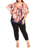 Mira Printed Overlay Top - thumbnail
