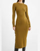 Babysoft Button Midi Dress In Nutria - thumbnail