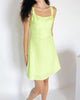 Malibu Mini Dress in Lime - thumbnail