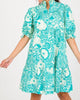 Hawaii Time Dress In Teal - thumbnail