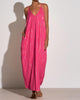 Arrow Print Maxi Dress In Pink - thumbnail