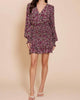 Evelyn Smocked Dress In Purple - thumbnail