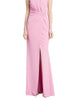 Draped Waist Gown In Bright Rose - thumbnail