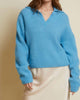 Georgie Polo Sweater in Cornflower - thumbnail