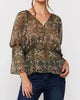 Fauntine Bell Sleeve Top in Amber - thumbnail