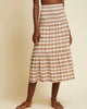Nyla Smocked Midi Skirt in Picnic - thumbnail