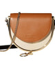 Mara Evening Shoulder Leather Bag in Cement Beige - thumbnail