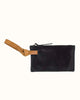 Rachel Wristlet in Black/Cognac - thumbnail