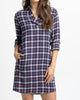 Kamryn Chilly Morning Dress in Nautical Navy - thumbnail