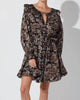 Carolyn Mini Dress in Avalon Blockprint - thumbnail
