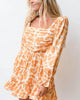 Fritz Dress in Mustard/Ivory - thumbnail