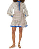 Melides Circle Mini Dress In Beige - thumbnail