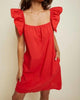 Ophelia A-Line Ruffle Mini In Cherrybomb - thumbnail