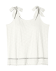 Monica Sleeveless Tie Tank - thumbnail