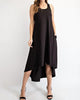 Taylor High-Low Dress in Black - thumbnail