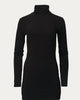 Patti Jersey Mini Dress in Black - thumbnail