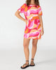 Reveal T-Shirt Dress In Solar Kiss - thumbnail
