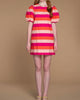 Louisa Dress in Bellini Stripe - thumbnail