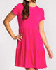 Lola Dress in Fuchsia - thumbnail
