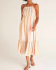 Jazmin Striped Maxi Dress in Orange Multi - thumbnail