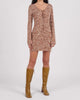Space Dye Knit Bell Sleeve Mini Dress in Multi - thumbnail