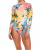 Clara Aine Bodysuit in Coral - thumbnail