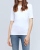 Casey Tee in White - thumbnail