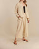 Daria Linen Shirt in Wheat - thumbnail