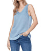 Cold Dye Knit Cami Top in Denim - thumbnail