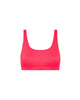 Women'S Ribbed Long Crop Top in Watermelon - thumbnail