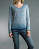Long Sleeve Basic Top in Denim - thumbnail