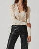 Encino Ruched Top in Cream - thumbnail