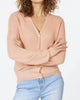 Lurex Basic Cardigan in Peach - thumbnail