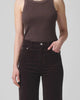 Isabel Rib Tank Top in Fig - thumbnail