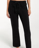 Peyton Cropped Sweatpant in Black - thumbnail