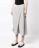 Fine Jersey Wrap Front Pant in Dark Pearl - thumbnail