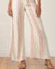 Pants With Smocked Waistband in White Rose - thumbnail