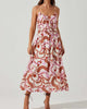 Suzy Dress In Abstract Print - thumbnail