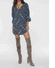 Offerings Mini Dress in Blue - thumbnail