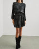 Inez Dress In Charcoal - thumbnail