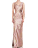 Joan Column Gown In Primrose - thumbnail