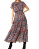 Suki Dress in Cerulean Flora - thumbnail