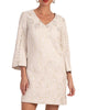 Selfie Jacquard Minidress In Winter White - thumbnail