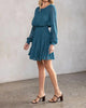 Emmy Chiffon Mini in Blue - thumbnail